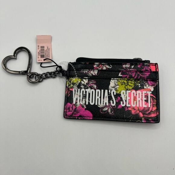 Victoria’s Secret BUNDLE OF 3 1 Wristlet plus 2 Key Chain Cardholders All NWT - Picture 2 of 13